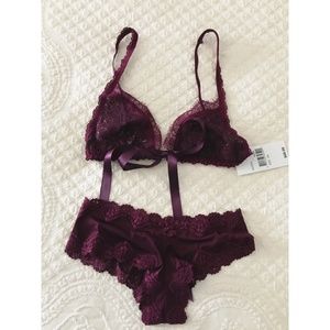 Hanky Panky Silver Leaf Bralette